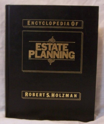 Imagen de archivo de Encyclopedia of Estate Planning a la venta por SecondSale