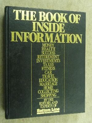 Beispielbild fr The Book of Inside Information zum Verkauf von Better World Books