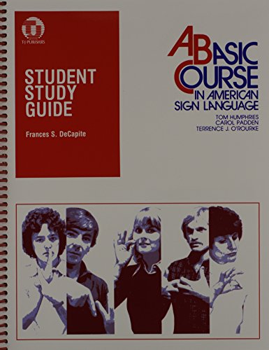 Stock image for Student Study Guide to a Basic Course in American Sign Language for sale by Better World Books