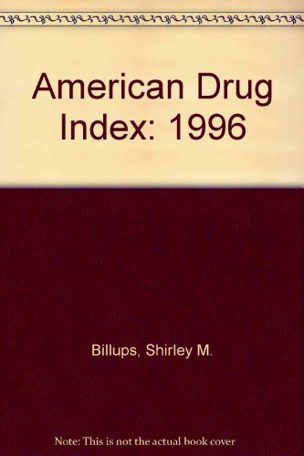 Imagen de archivo de American Drug Index 1996 a la venta por Hawking Books