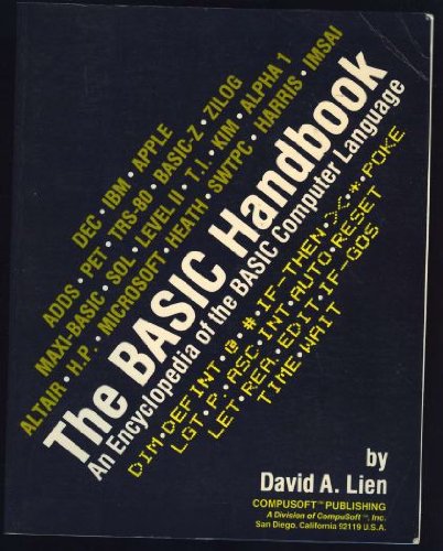 Beispielbild fr The BASIC Handbook zum Verkauf von Better World Books