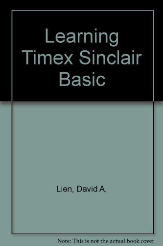 Stock image for Learning Timex Sinclair Basic for sale by Eatons Books and Crafts