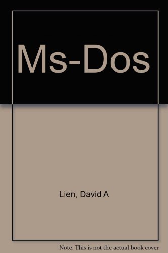 Stock image for Ms-Dos for sale by ThriftBooks-Dallas