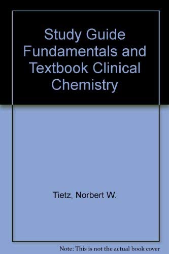 Imagen de archivo de Study Gde Clin Chem: a la venta por ThriftBooks-Atlanta