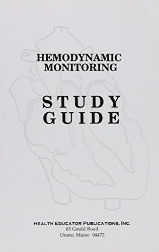 Beispielbild fr Hemodynamic Monitoring Study Guide zum Verkauf von Better World Books