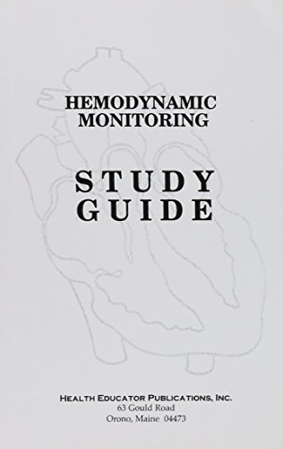 Stock image for Hemodynamic Monitoring Study Guide for sale by Better World Books