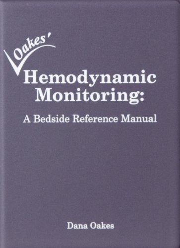 Stock image for Hemodynamic Monitoring: A Bedside Reference Manual (2004 - Old 4th edition) for sale by Wonder Book