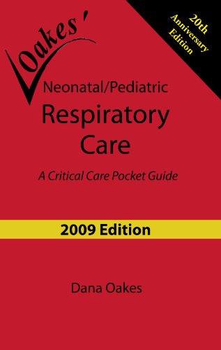 Beispielbild fr Neonatal/Pediatric Respiratory Care: A Critical Care Pocket Guide (2009 - 6th edition) zum Verkauf von HPB-Red