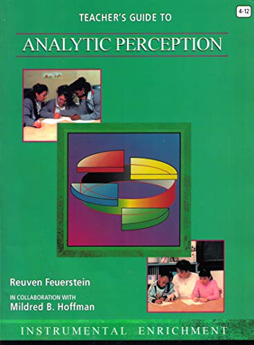 Stock image for Teacher's Guide to Analytic Perception (Instrumental Enrichment) for sale by SecondSale