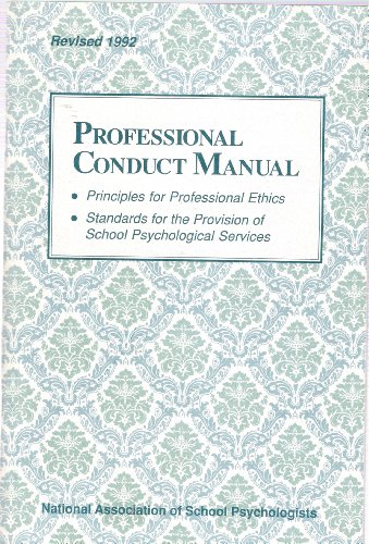 Stock image for Professional Conduct Manual for sale by ThriftBooks-Dallas