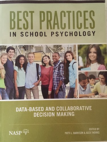 Stock image for BEST PRACT.IN SCHOOL PSYCH.,DATA-BASE. for sale by BooksRun