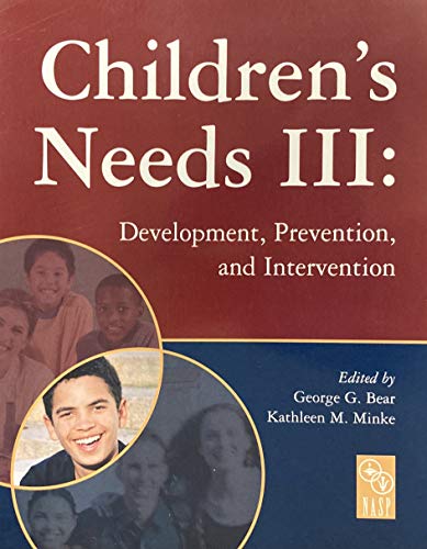 Stock image for Children's Needs III: for sale by GF Books, Inc.
