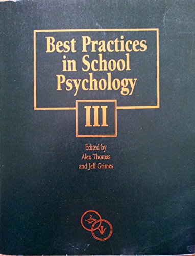 Stock image for Best Practices in School Psychology III for sale by ThriftBooks-Atlanta