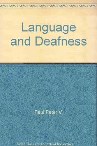 9780933014145: Language and Deafness