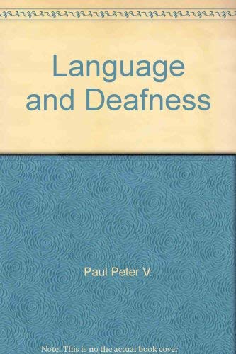 Stock image for Language and Deafness for sale by Better World Books