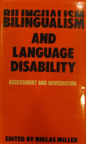 Beispielbild fr Bilingualism and language disability: Assessment & remediation zum Verkauf von HPB-Red