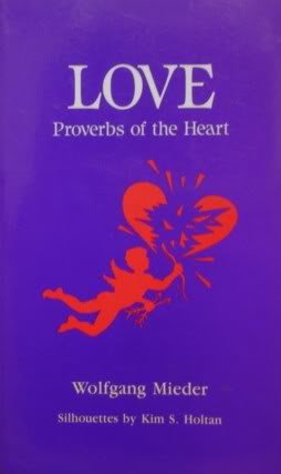 9780933050631: Love: Proverbs of the Heart