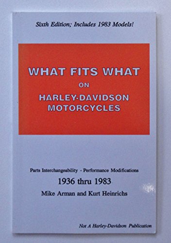 Beispielbild fr What Fits What on Harley-Davidson Motorcycles, 1936-1983 zum Verkauf von HPB-Red