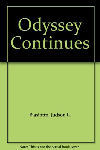 Beispielbild fr Odyssey Continues zum Verkauf von Books From California