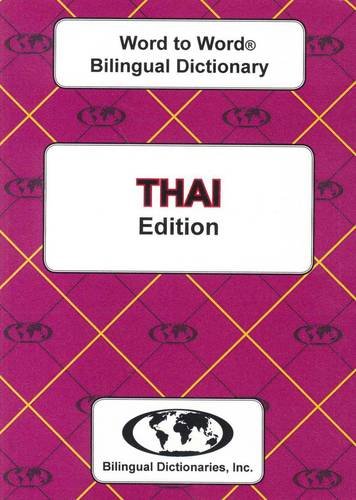 Beispielbild fr English-thai & Thai-english Word-to-word Bilingual Dictionary zum Verkauf von GreatBookPrices