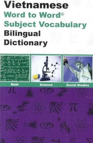 Beispielbild fr Vietnamese BD Word to Word® with Subject Vocab: Suitable for Exams zum Verkauf von ThriftBooks-Atlanta