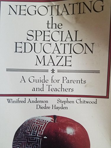 Beispielbild fr Negotiating the Special Education Maze : A Guide for Parents and Teachers zum Verkauf von Better World Books: West