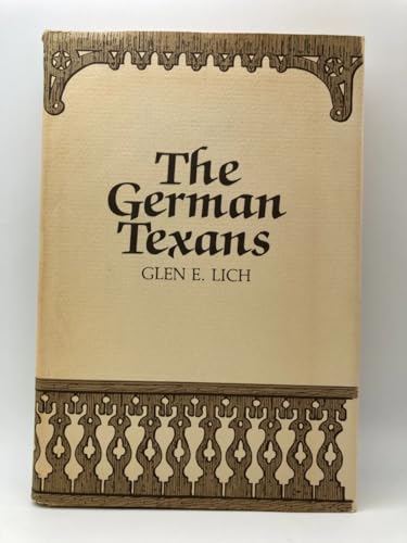 Stock image for The German Texans for sale by Ann Becker