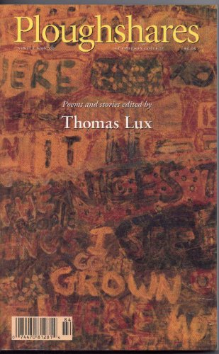 Stock image for Ploughshares Winter 1998-99 Vol. 24, No. 4 : Poems and Stories edited by Thomas Lux for sale by Better World Books: West