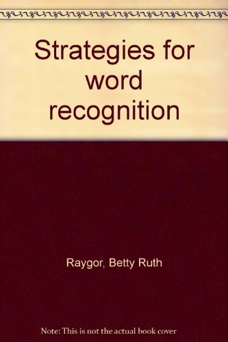 Stock image for Strategies for Word Recognition for sale by Xochi's Bookstore & Gallery