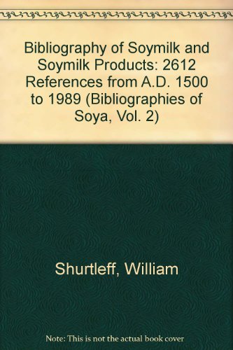 9780933332492: Bibliography of Soymilk and Soymilk Products: 2612 References from A.D. 1500 to 1989