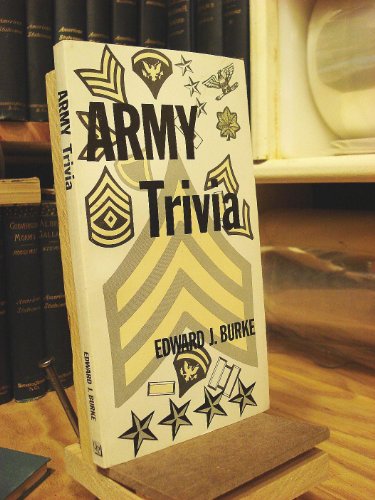 Beispielbild fr Army Trivia zum Verkauf von Wonder Book
