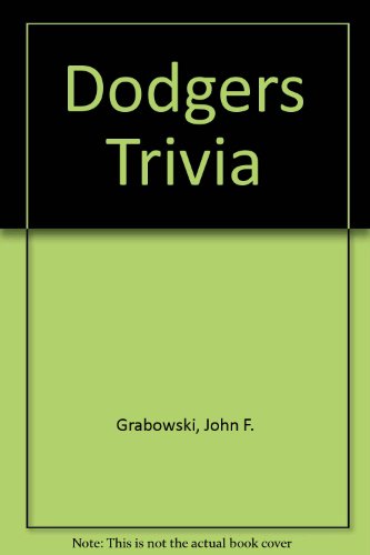 Stock image for Dodgers Trivia for sale by Mike's Baseball Books