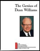 Stock image for The Genius of Dean Williams, Publication No. 0425 for sale by Wonder Book
