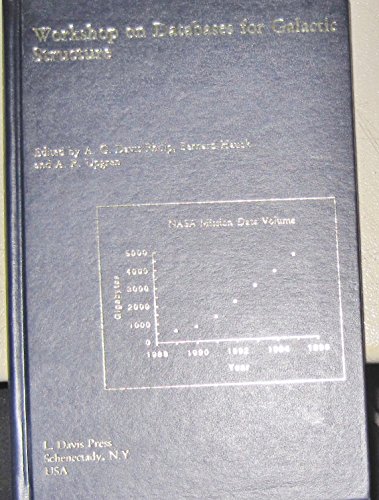 Imagen de archivo de Worshop on Databases on Galactic Structure: Meeting held at Swarthmore College, Swarthmore, Pennsylvania, May 17-19, 1993 (Van Vleck Observatory contribution) a la venta por HPB-Red