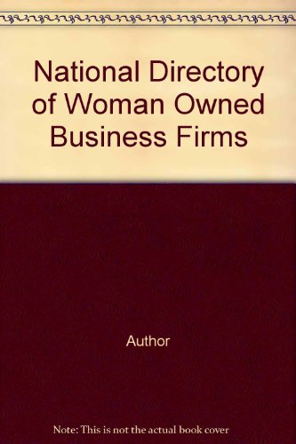 Beispielbild fr National Directory of Woman Owned Business Firms zum Verkauf von HPB-Red