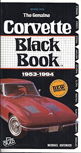 Stock image for Corvette Black Book, 1953-1994 for sale by ThriftBooks-Dallas