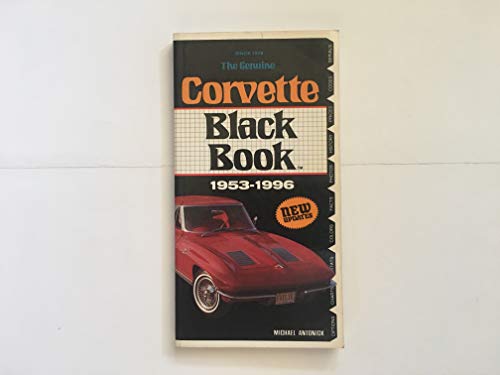 Imagen de archivo de Corvette Black Book: 1953-1996 a la venta por PaceSetter Books