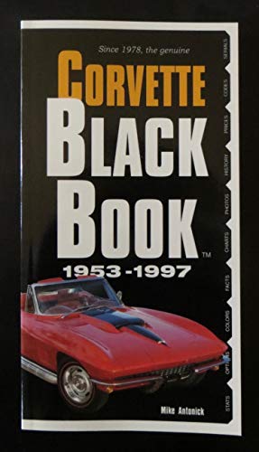 Imagen de archivo de Corvette Black Book 1953-1997 a la venta por HPB-Emerald