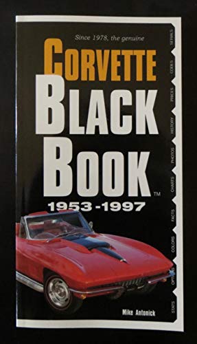 9780933534391: Corvette Black Book 1953-1997