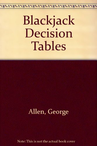 Blackjack Decision Tables (9780933554191) by Allen, George