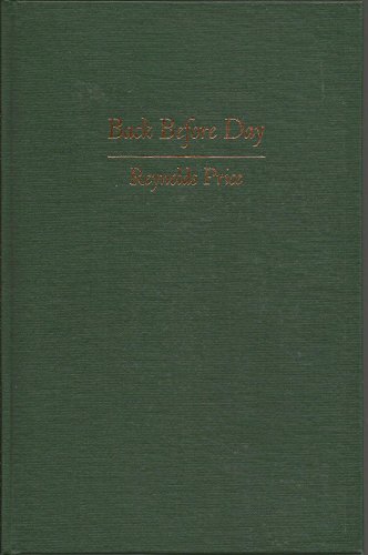 Back Before Day (9780933598164) by Price, Reynolds