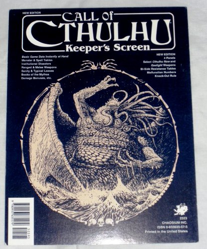 9780933635579: Call of Cthulhu Keeper's Screen