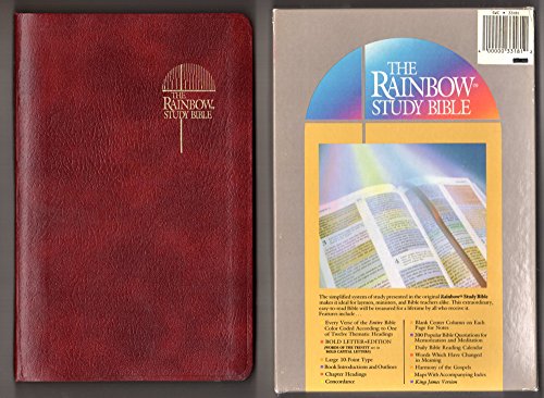 Beispielbild fr The Rainbow Study Bible: Holy Bible Containing the Old and New Testaments, King James Version zum Verkauf von Patrico Books