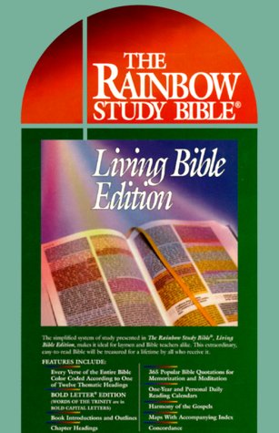 Beispielbild fr The Rainbow Study Bible, Living Bible Edition zum Verkauf von Mahler Books