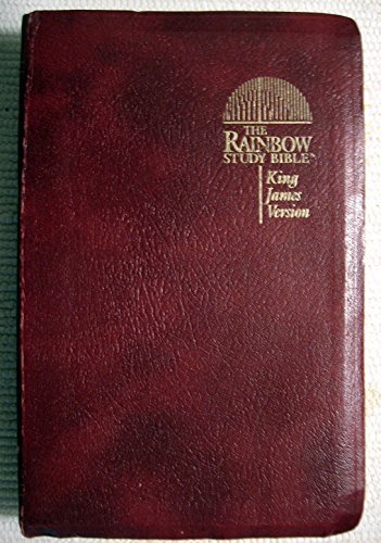 Stock image for Rainbow Study Bible; King James Version; Burgundy Imitation Leather for sale by HPB-Emerald