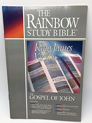 Beispielbild fr Rainbow Study Bible: Gospel of John zum Verkauf von ThriftBooks-Atlanta