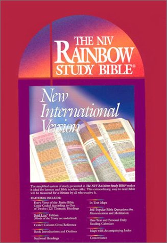 Beispielbild fr The Rainbow Study Bible New International Version/Imitation Leather zum Verkauf von Sharehousegoods
