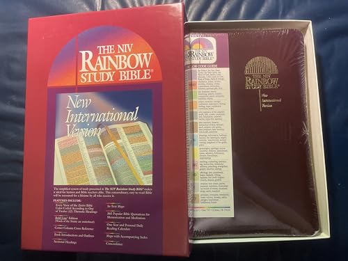 Imagen de archivo de The Rainbow Study Bible New International Version/Imitation Leather Indexed a la venta por Books of the Smoky Mountains