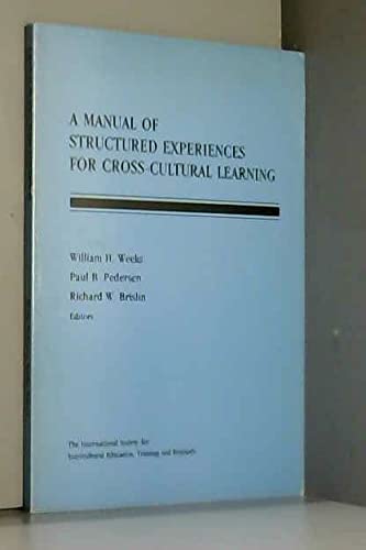 Imagen de archivo de Manual of Structured Experiences for Cross-Cultural Learning a la venta por Wonder Book