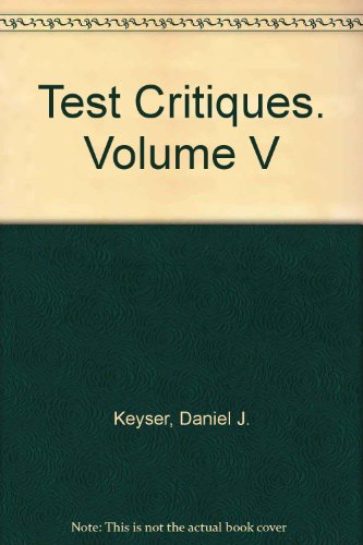 9780933701045: Test Critiques: 5